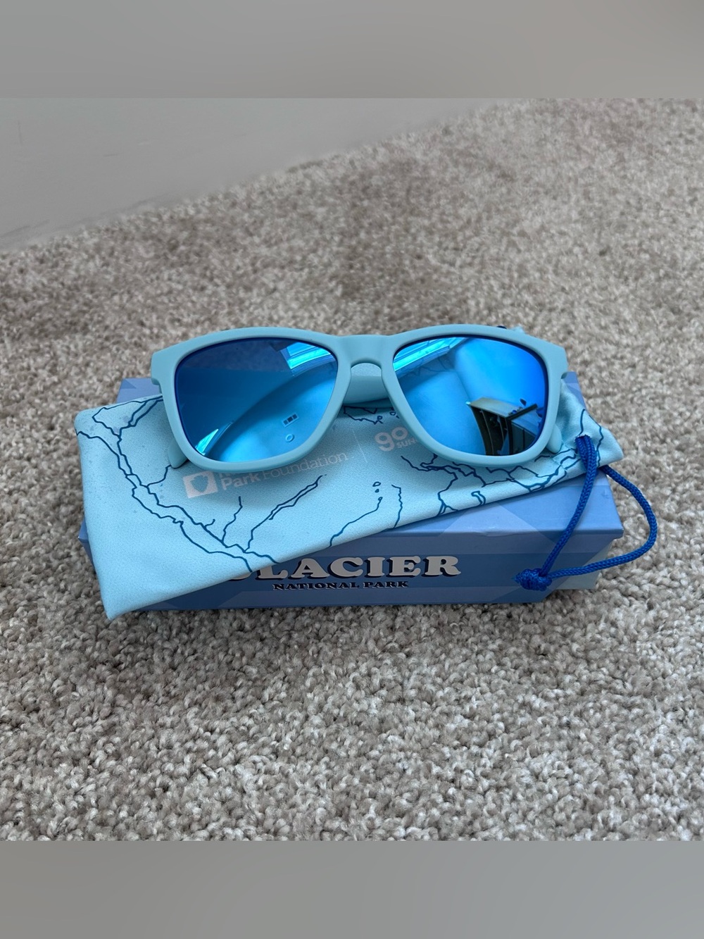 Goodr “Glacier” Limited Addition National Park OG Premium Sunglasses Unisex
